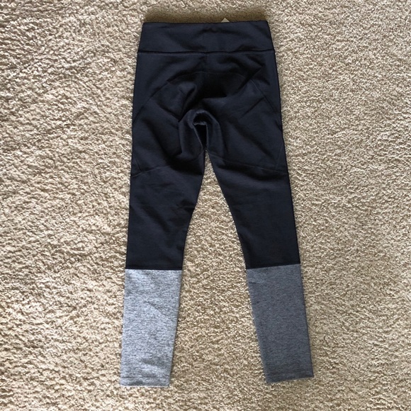Outdoor Voices Black Dipped Leggings Sz Medium - Picture 3 of 10